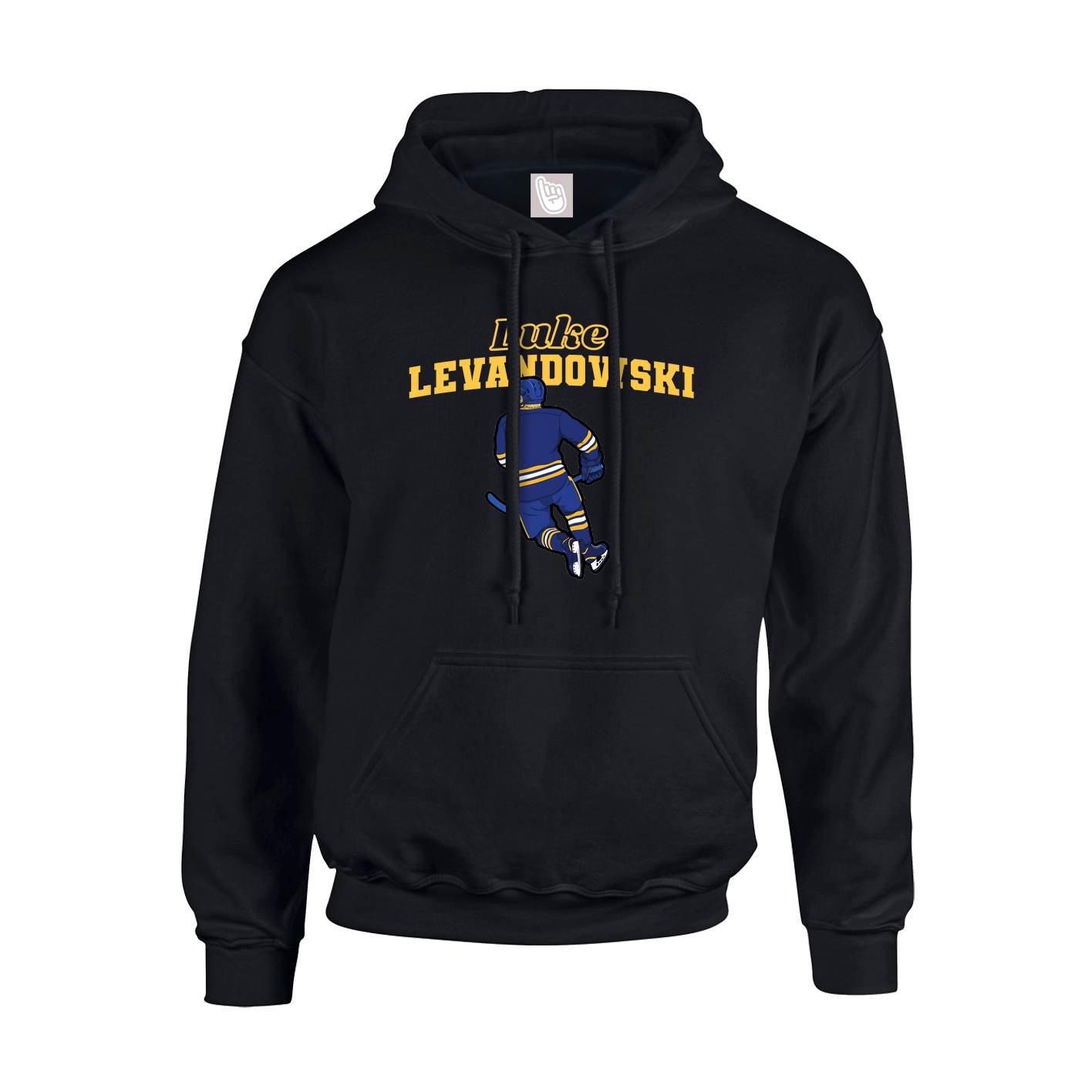 Hoodie — Name Arch in Black