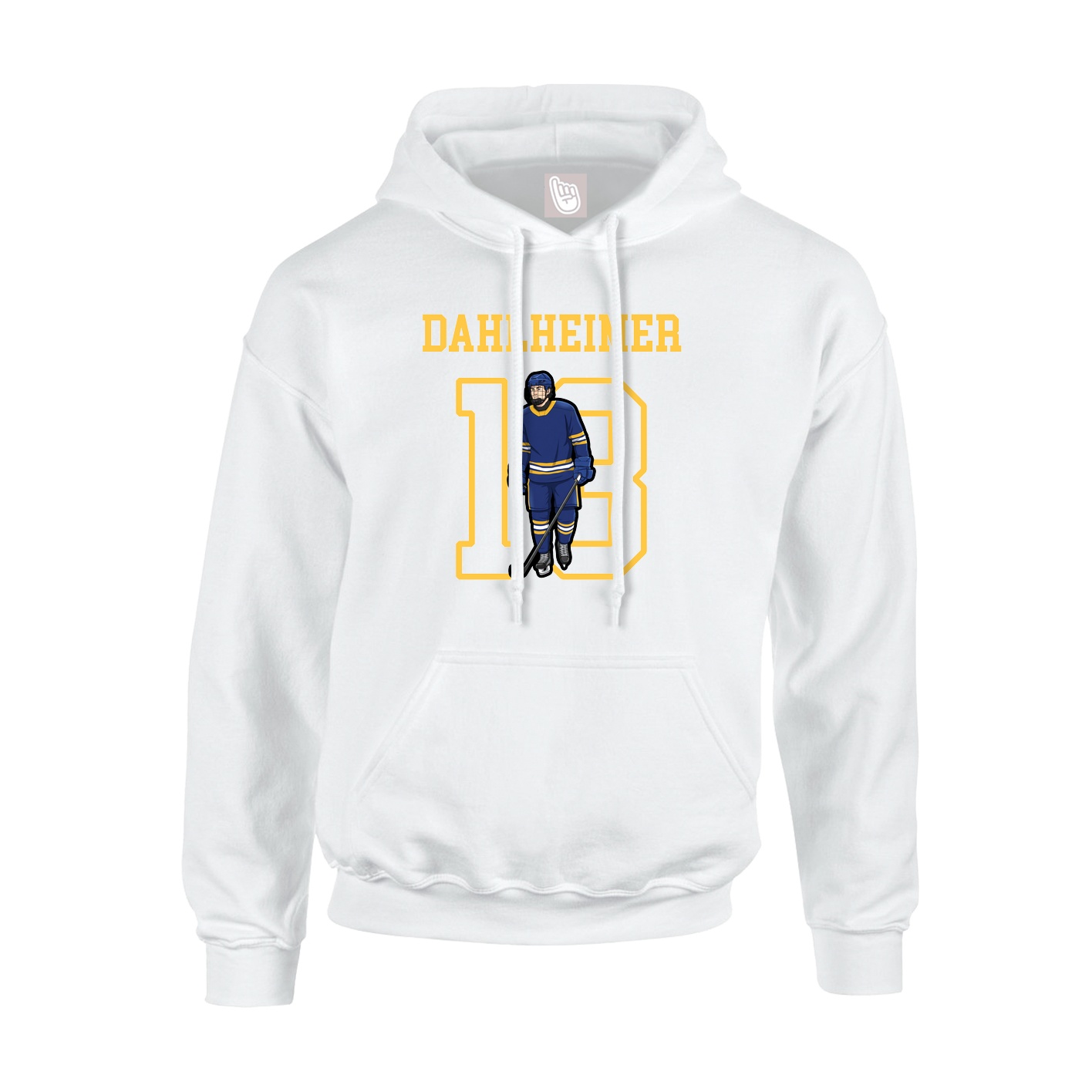 Hoodie — Shirsey in White