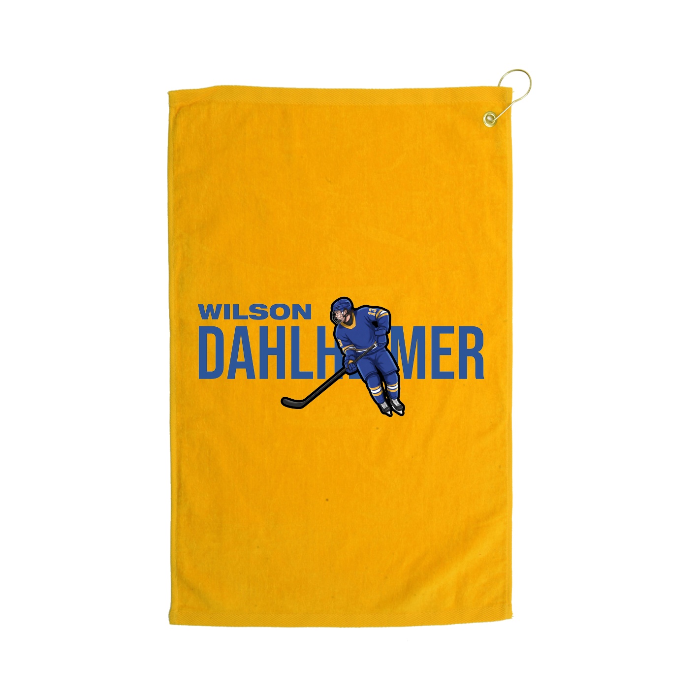 Golf Towel — Player Name in Gold