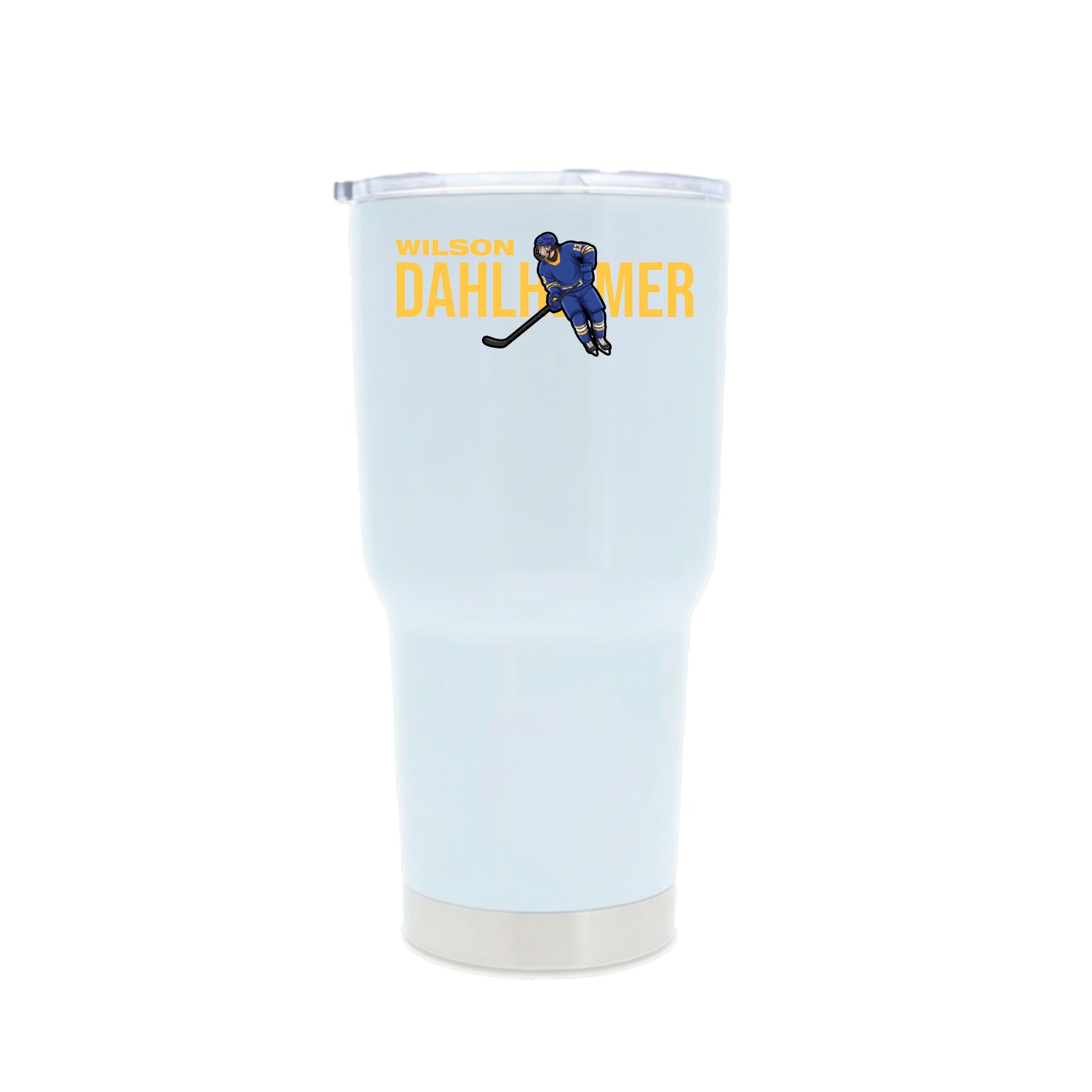 30oz Stainless Steel Tumbler — Player Name in White