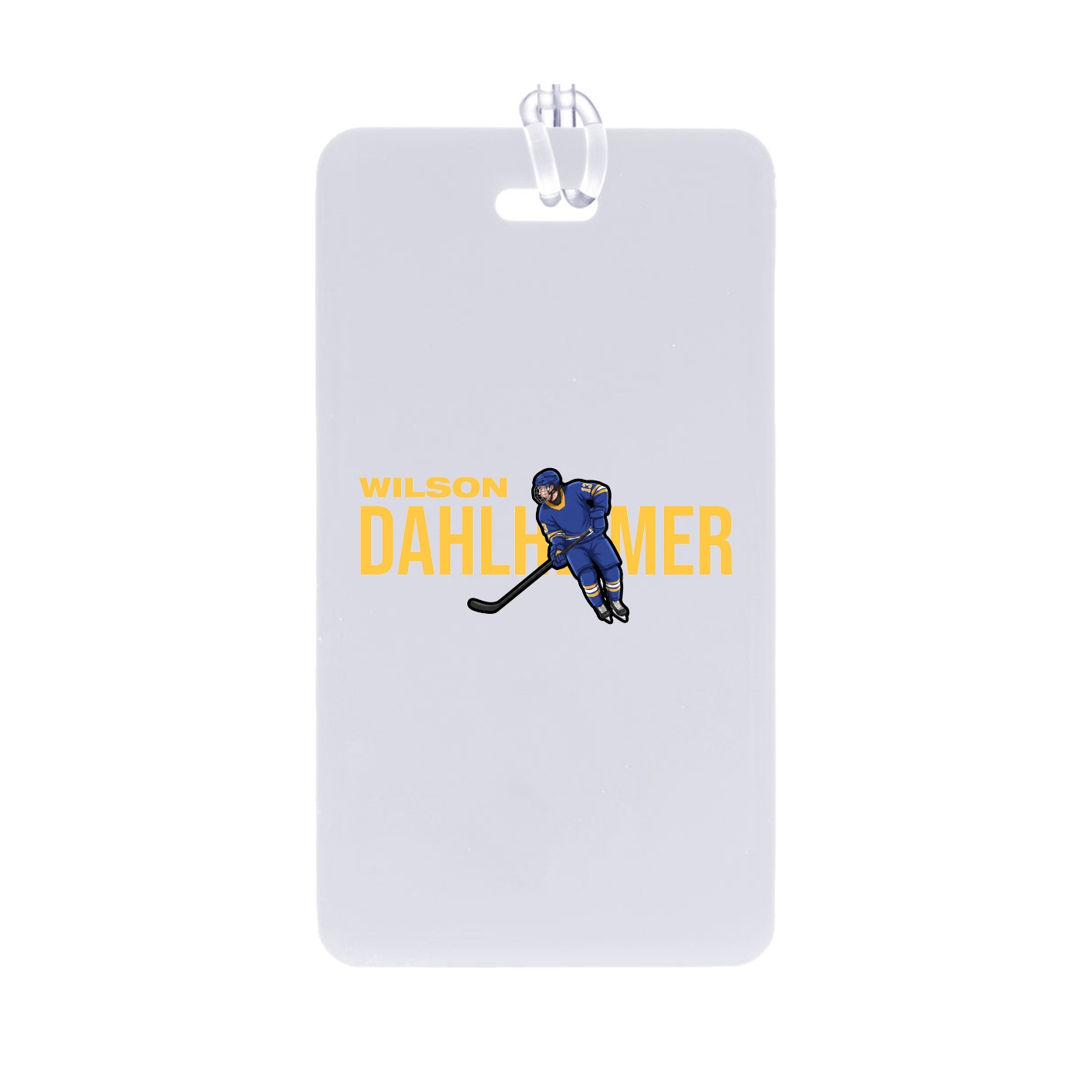 Bag Tag — Player Name in Classic