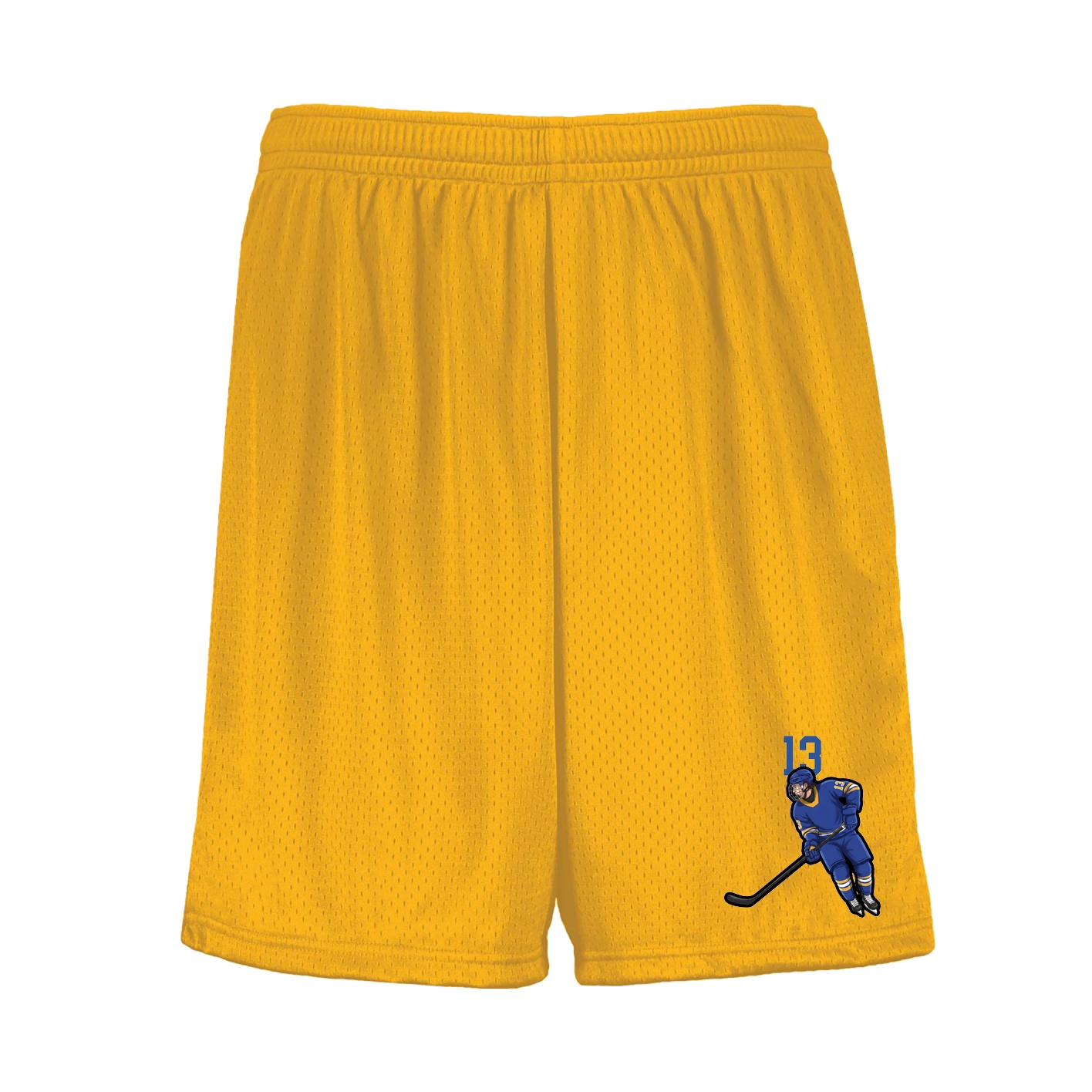 Shorts — Number Top in Gold