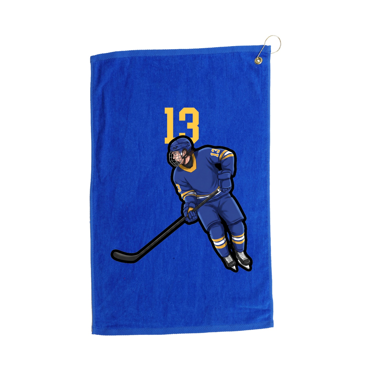 Golf Towel — Number Top in Royal