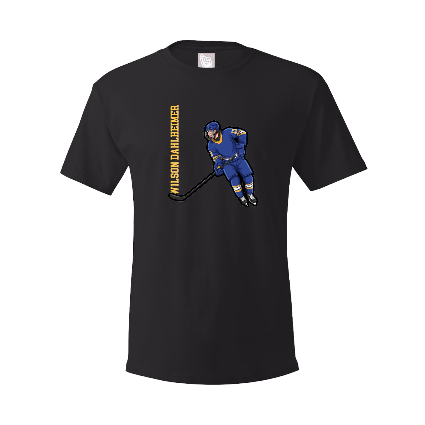 Tee — Name Vertical in Black