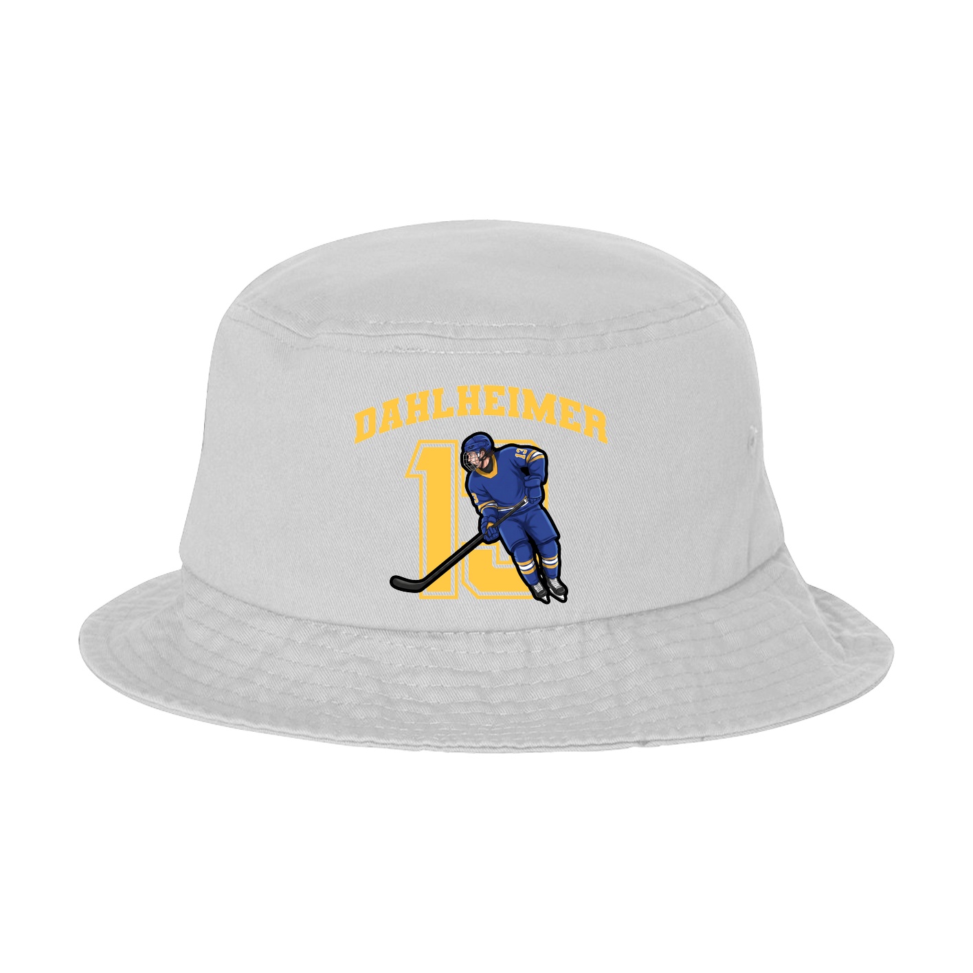 Bucket Cap — Number in White