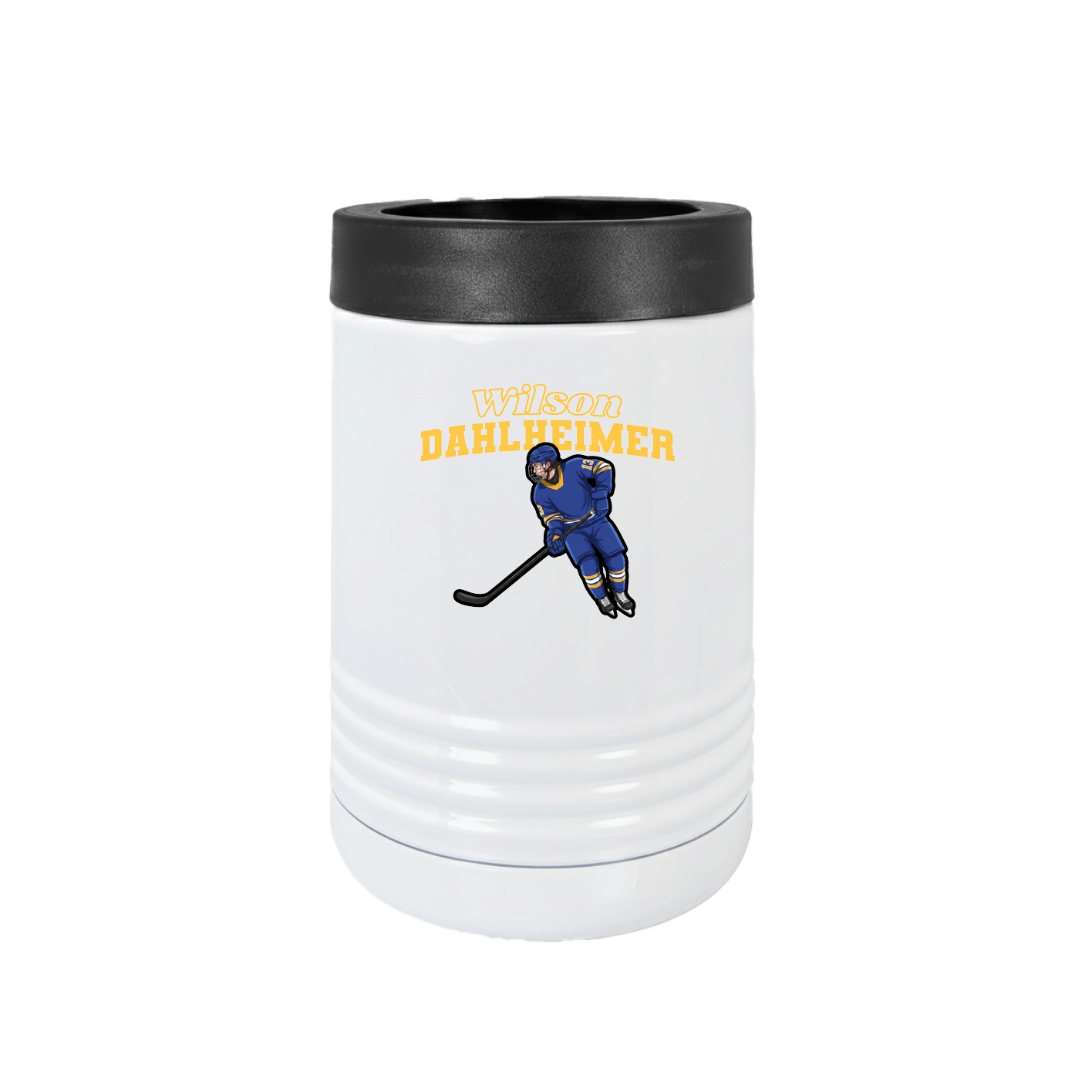 Beverage Holder — Name Arch in White
