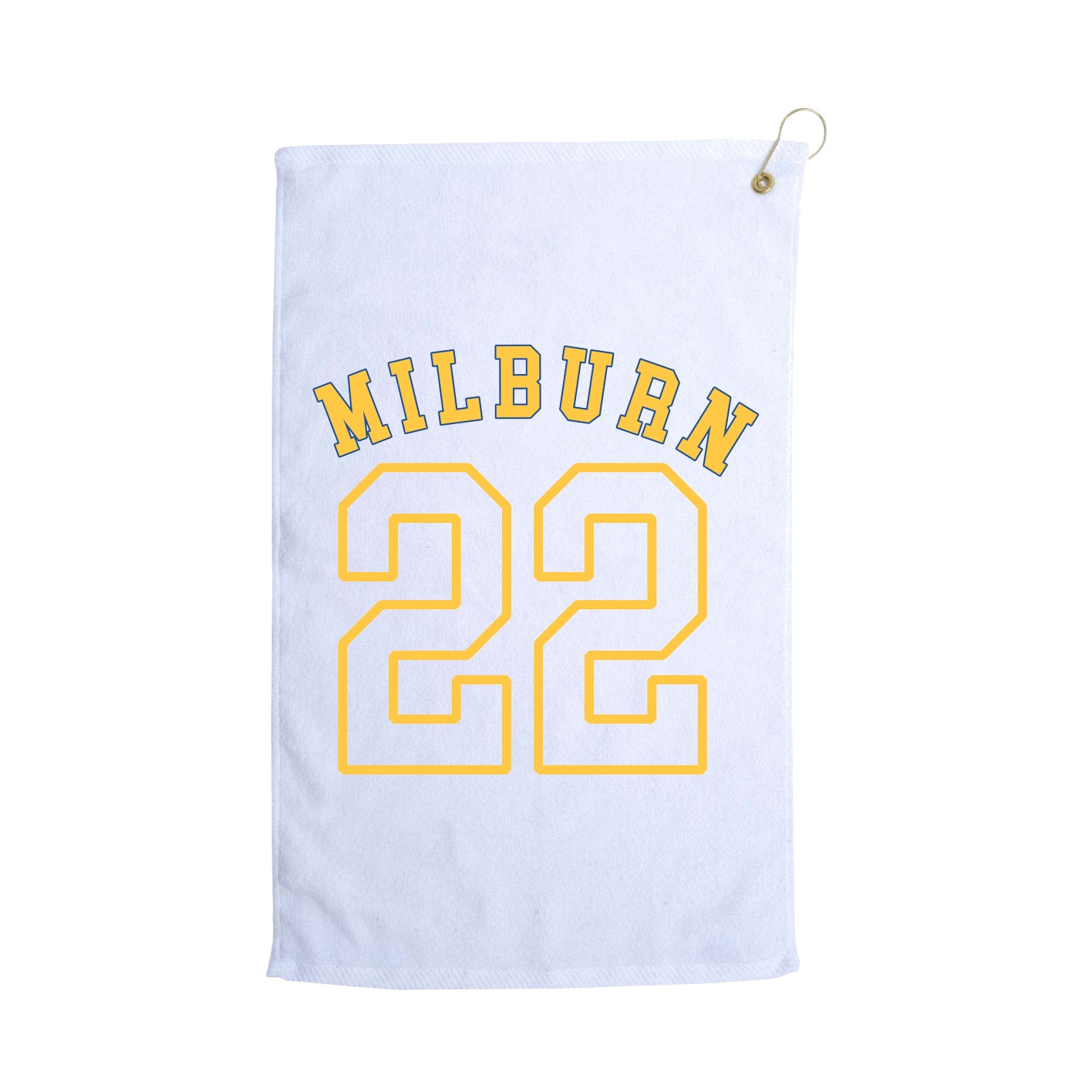 Golf Towel — Shirsey Arch in White