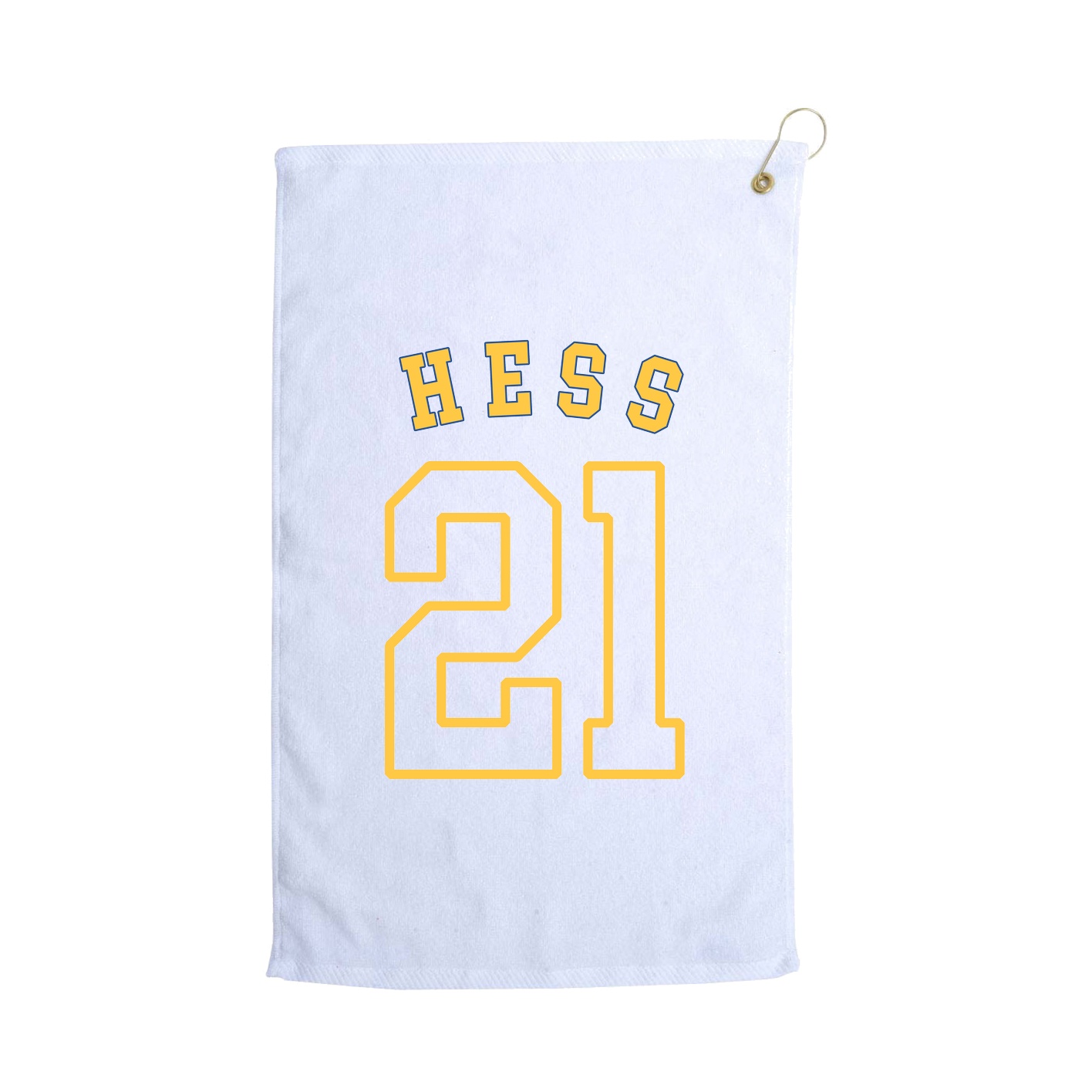 Golf Towel — Shirsey Arch in White