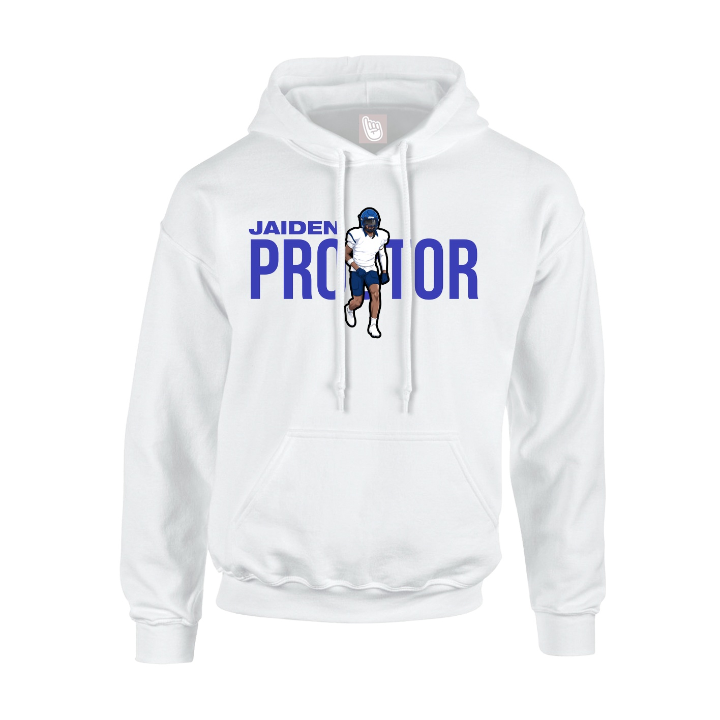 Hoodie — Player Name in White