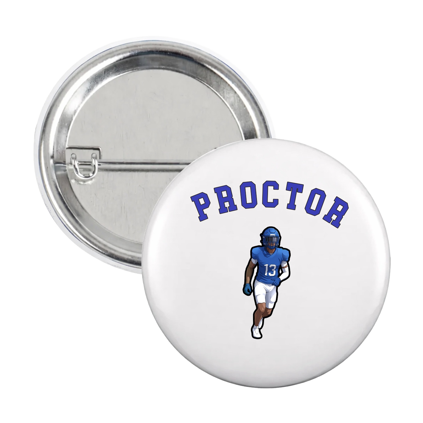 Game Day Button — Shirsey Arch in White