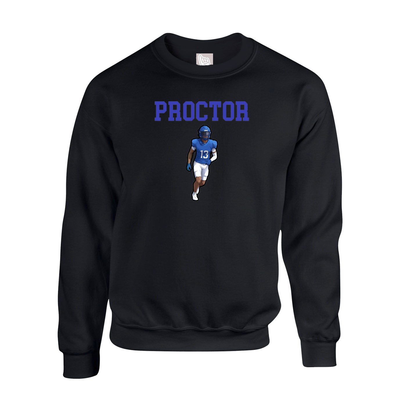 Fleece Crew — Shirsey in Black