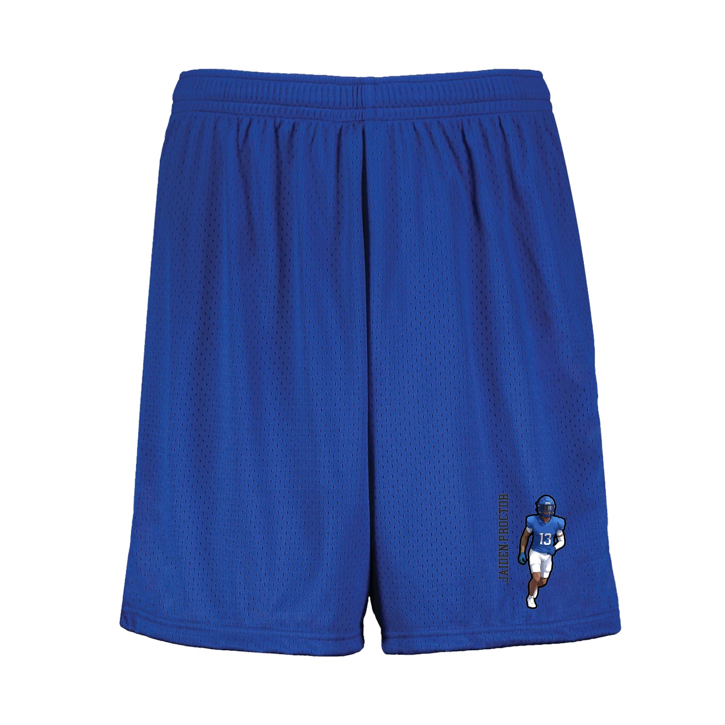 Shorts — Name Vertical in Royal