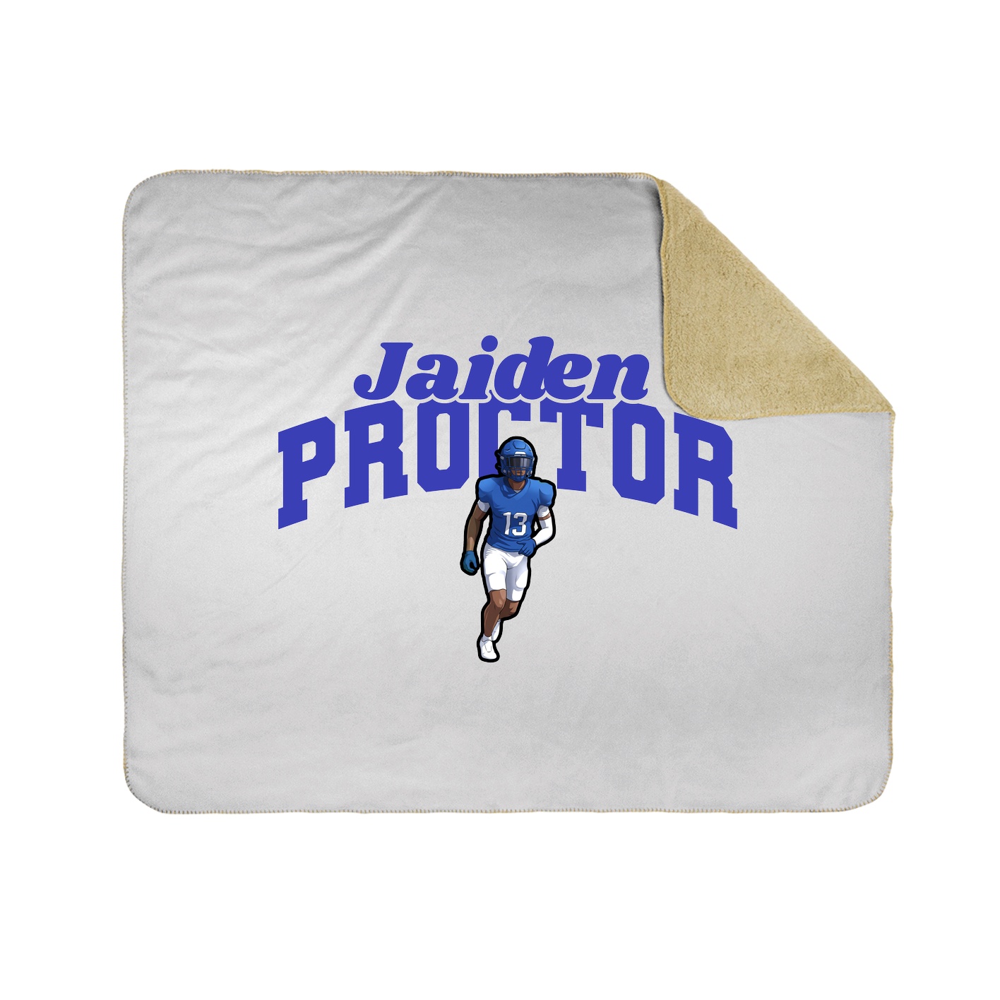 Throw Blanket — Signature Arch in White