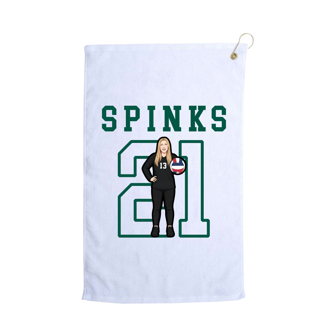 Golf Towel — Shirsey in White