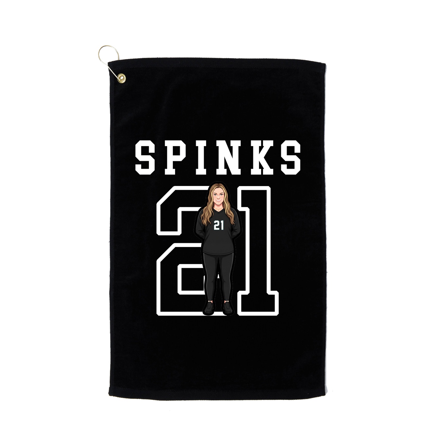Golf Towel — Shirsey in Black