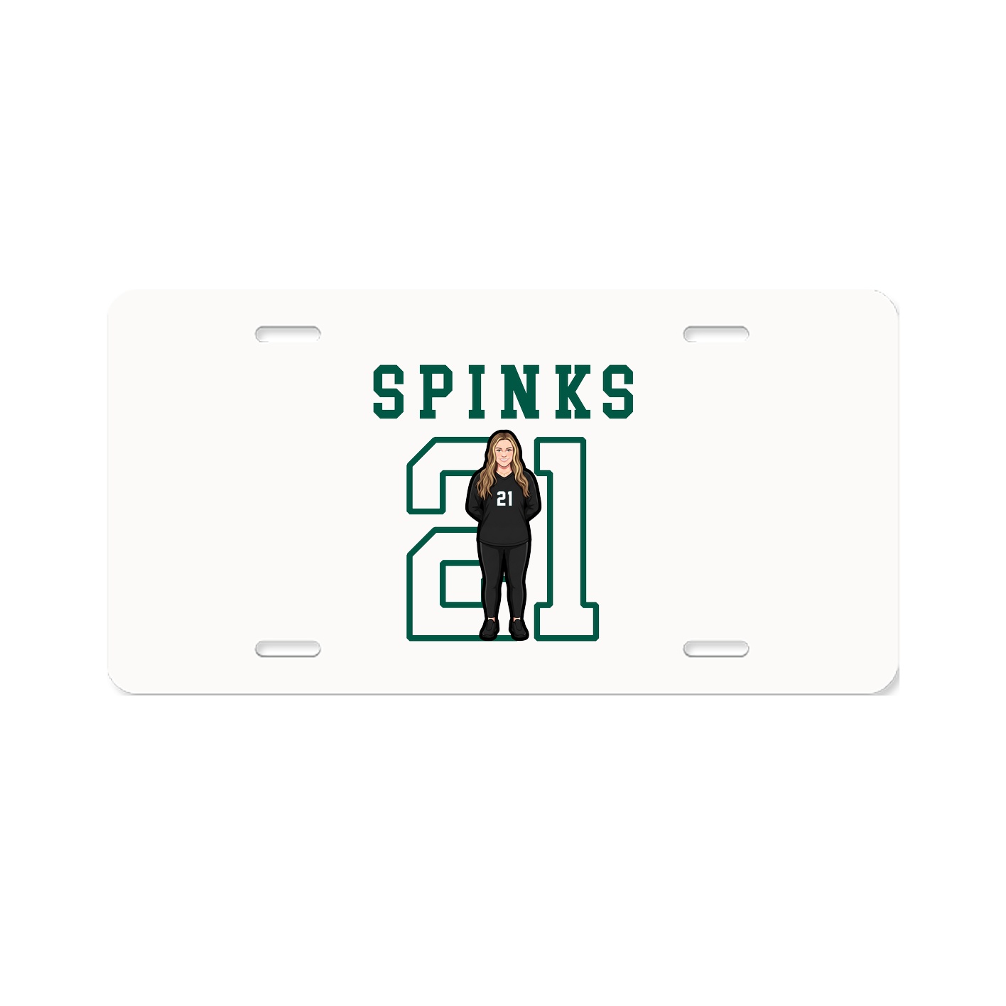 License Plate — Shirsey in Classic