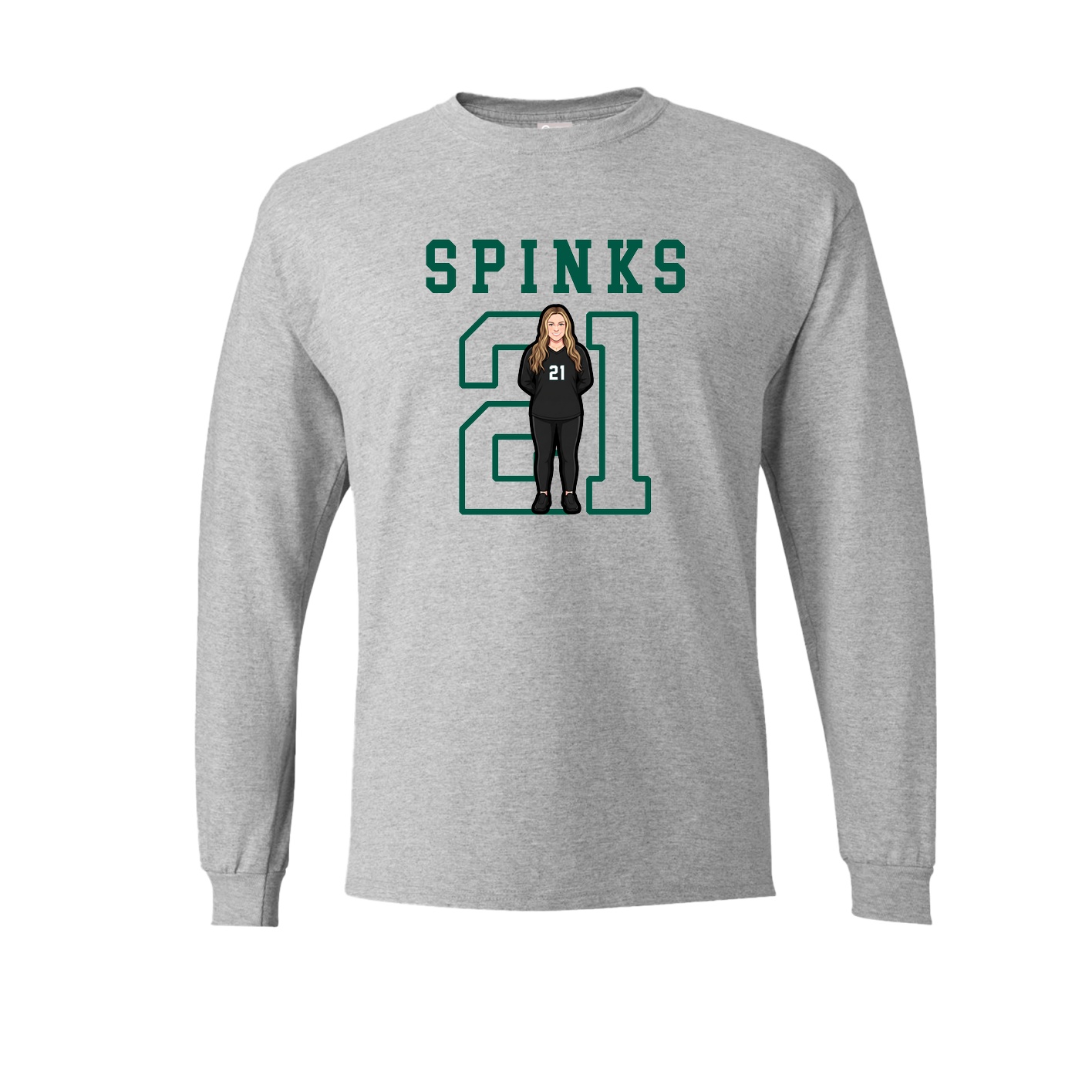 Long Sleeve Tee — Shirsey in Grey
