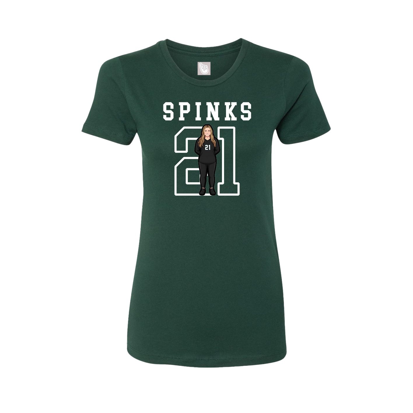 Fitted Women's Tee — Shirsey in Green