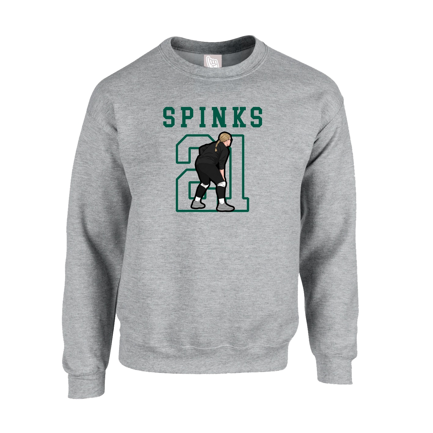 Fleece Crew — Shirsey in Grey