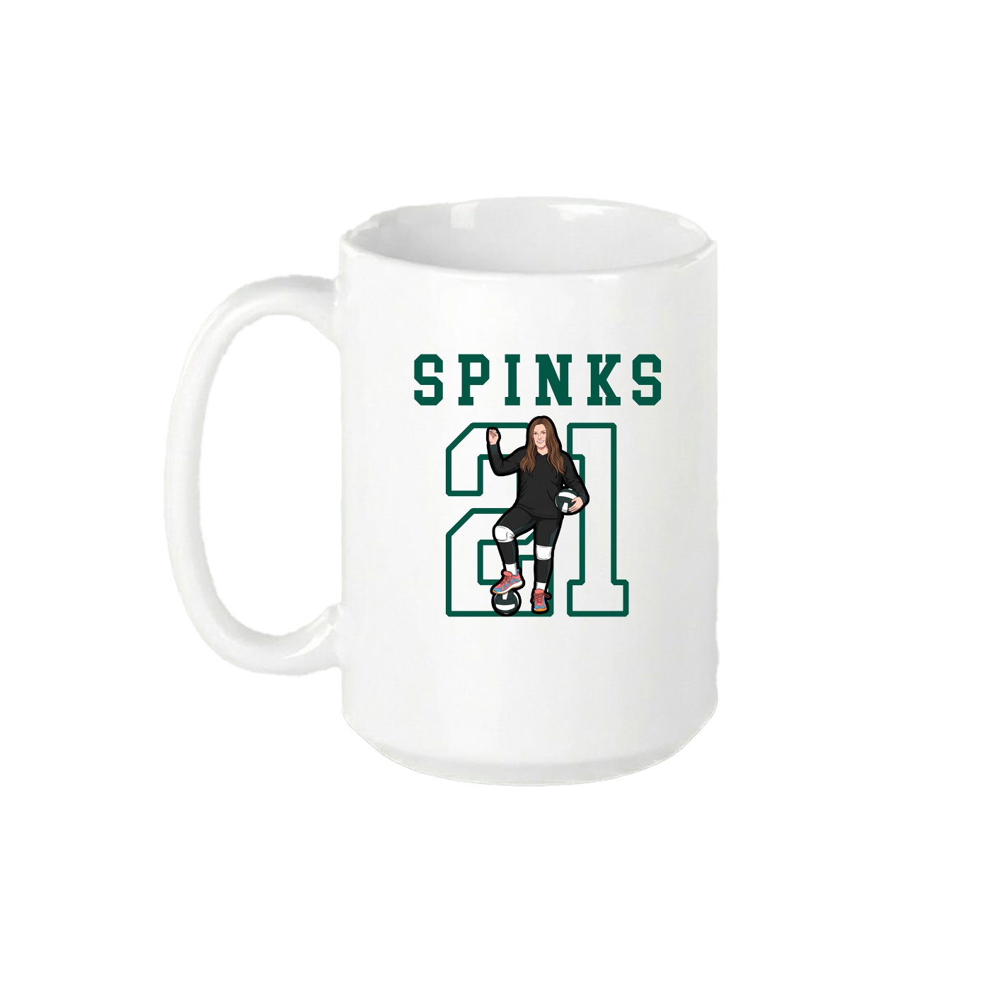 15oz Coffee Mug — Shirsey in White