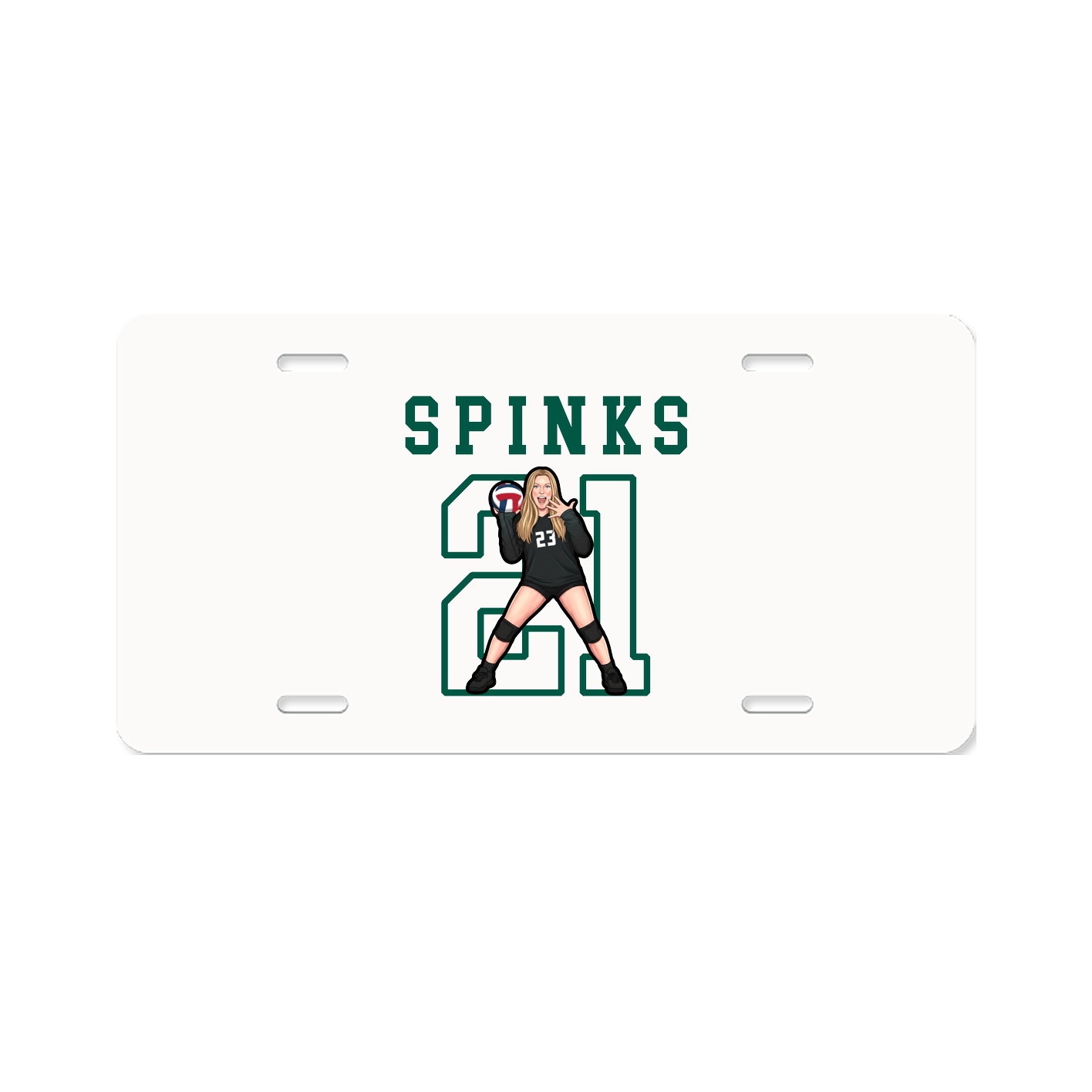 License Plate — Shirsey in Classic