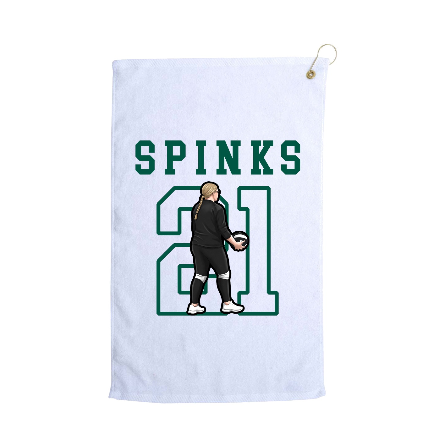Golf Towel — Shirsey in White