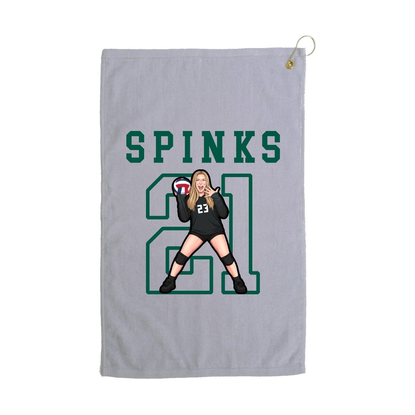Golf Towel — Shirsey in Grey