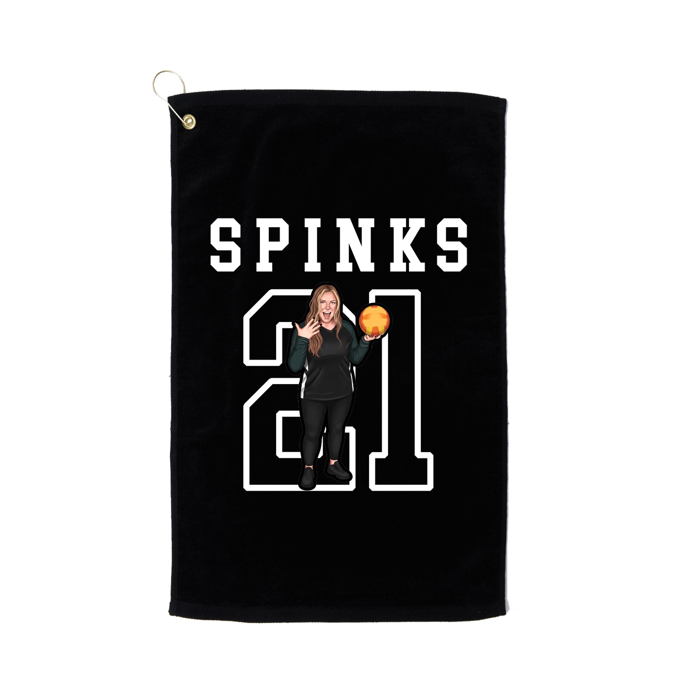 Golf Towel — Shirsey in Black