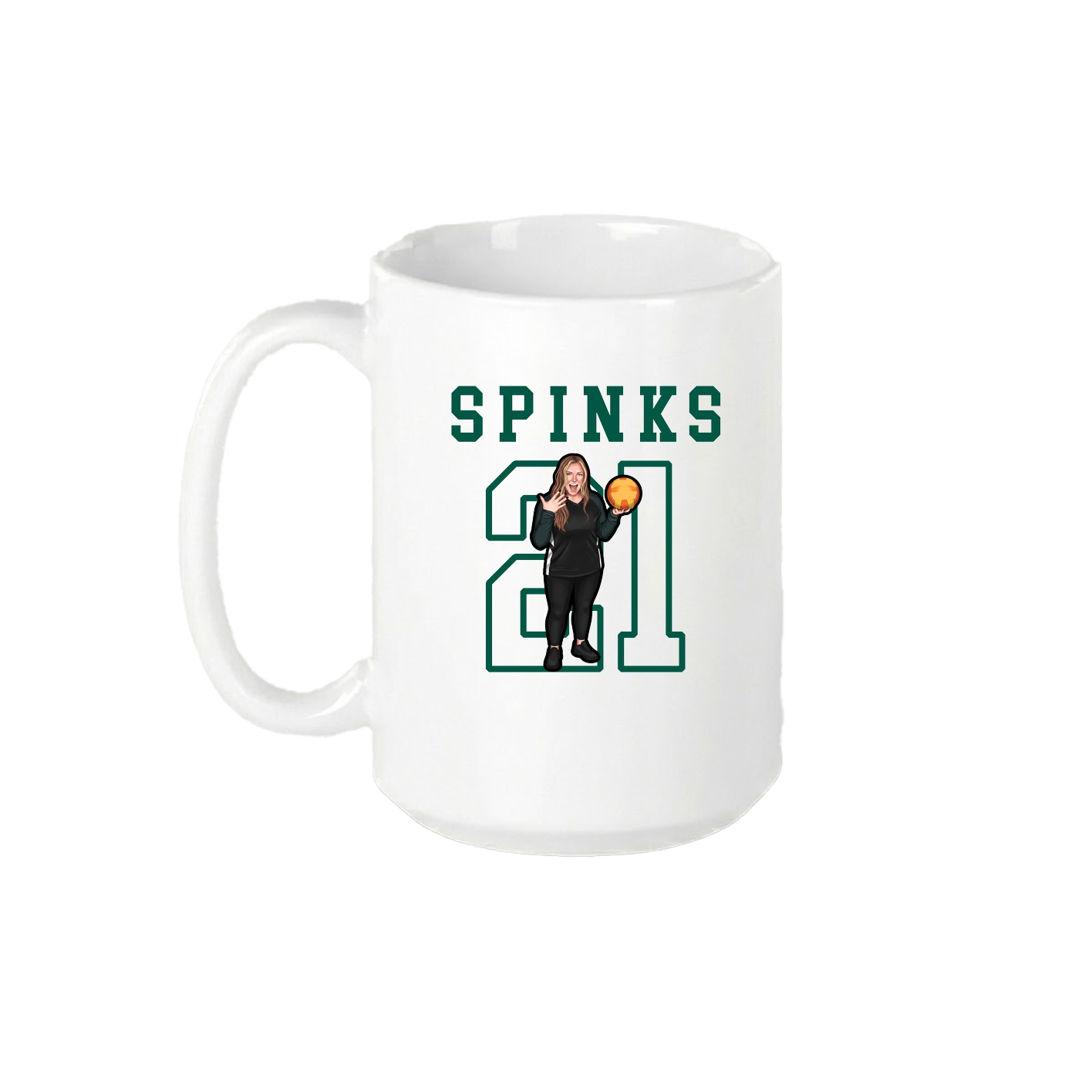 15oz Coffee Mug — Shirsey in White