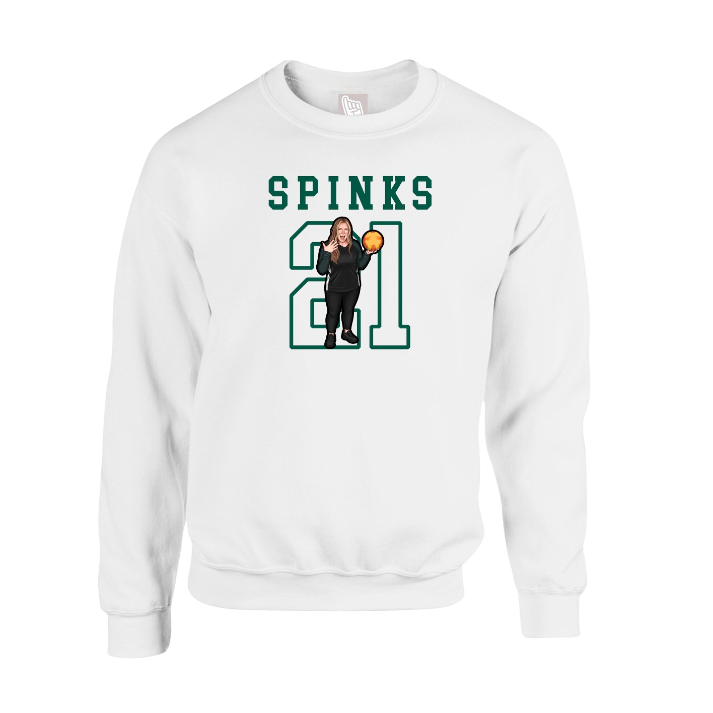 Fleece Crew — Shirsey in White
