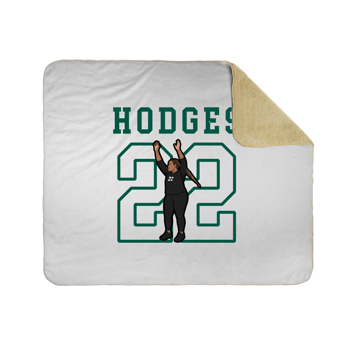 Throw Blanket — Shirsey in White