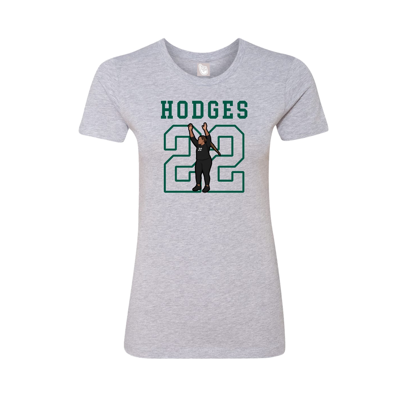 Fitted Women's Tee — Shirsey in Grey