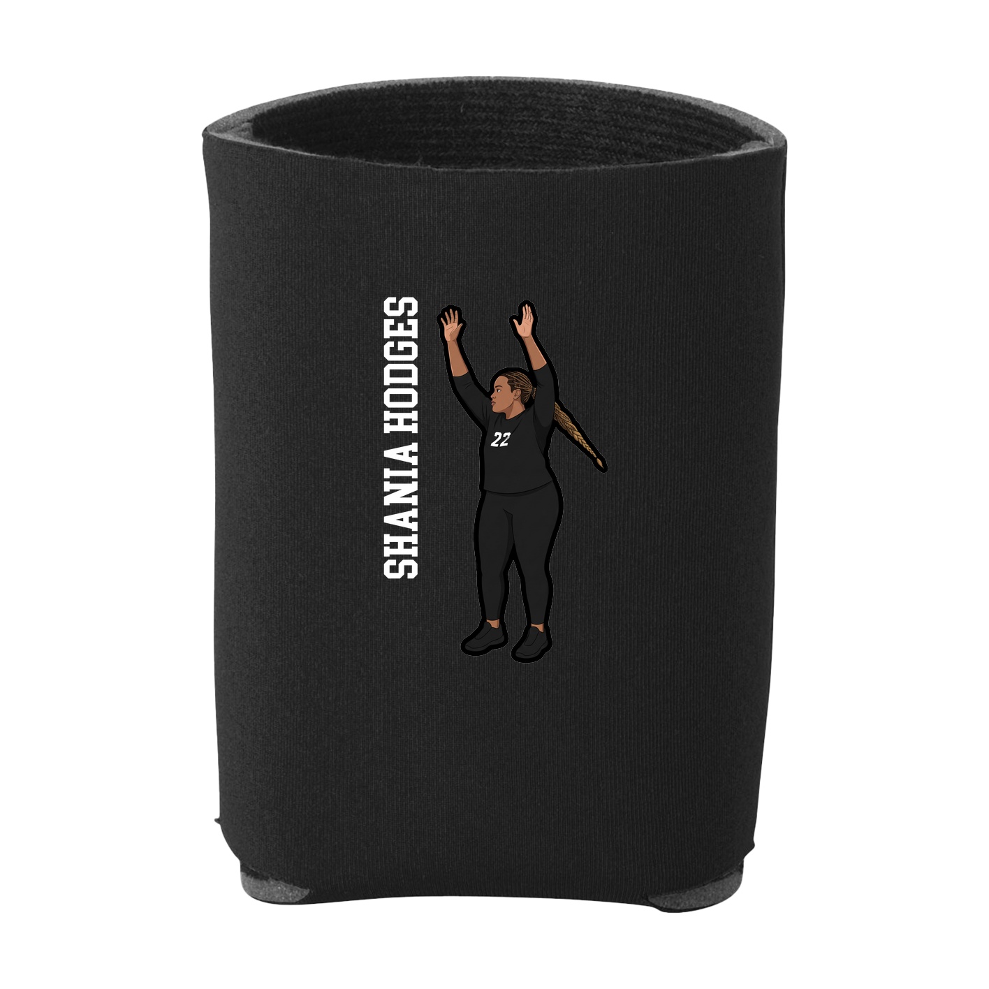 Can Holder — Name Vertical in Black