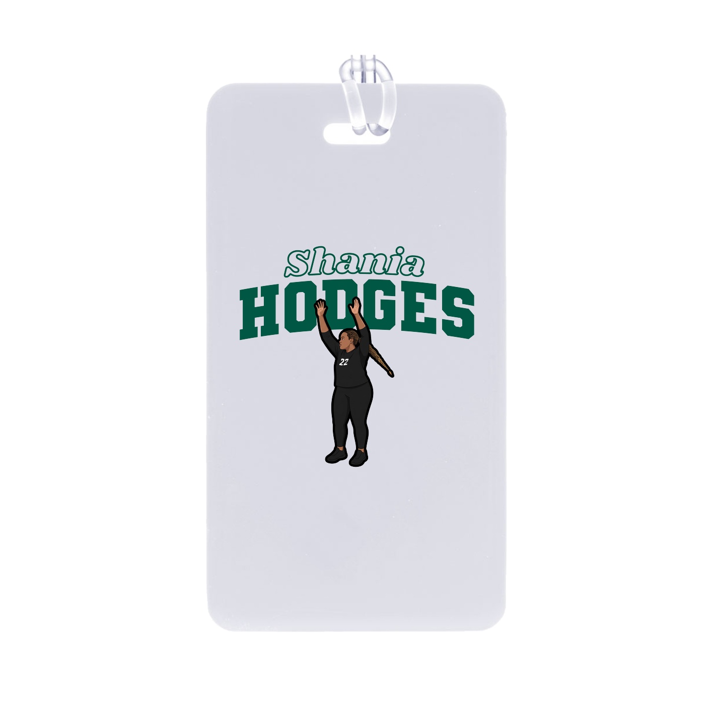 Bag Tag — Name Arch in Classic