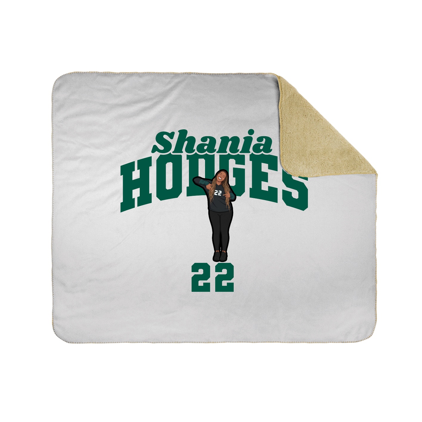Throw Blanket — Signature Arch in White