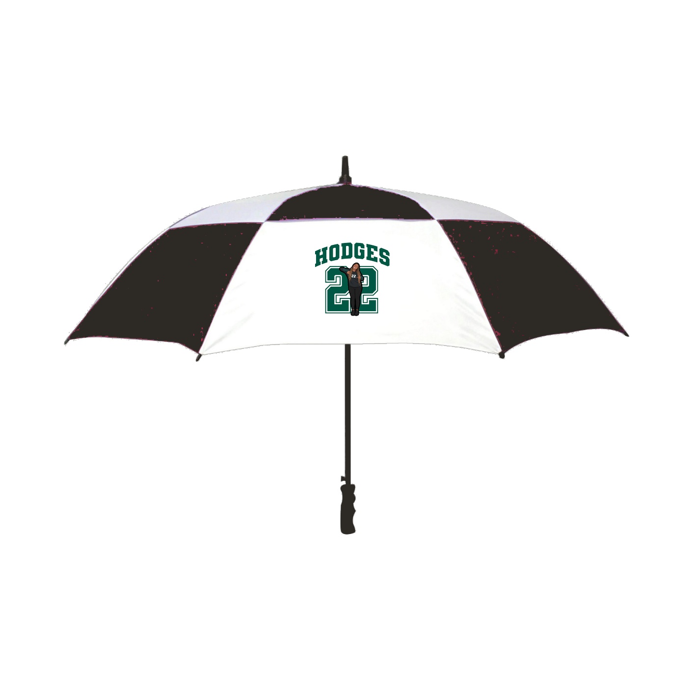 Golf Umbrella — Number in Black
