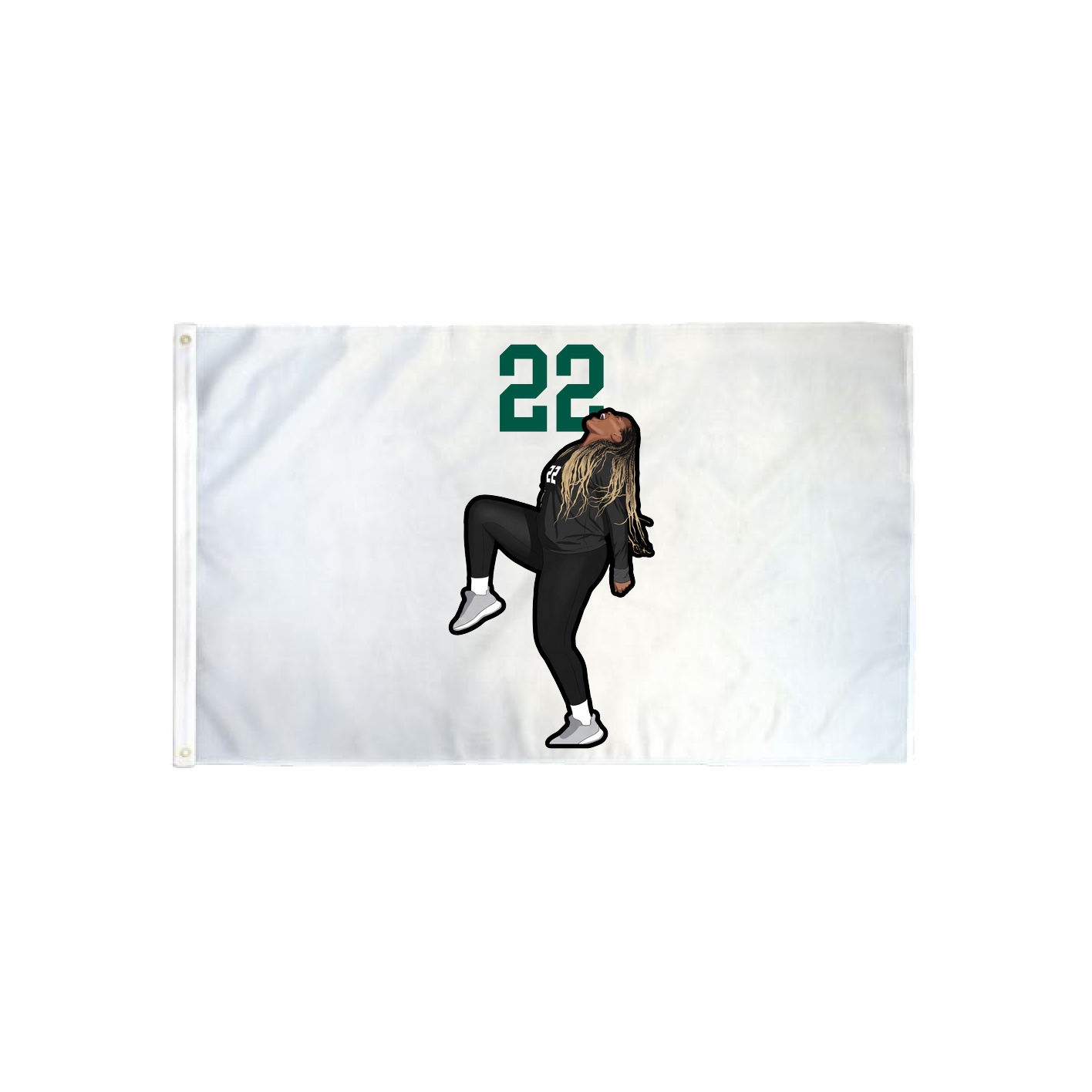 3x5 Flag — Number Top in Classic