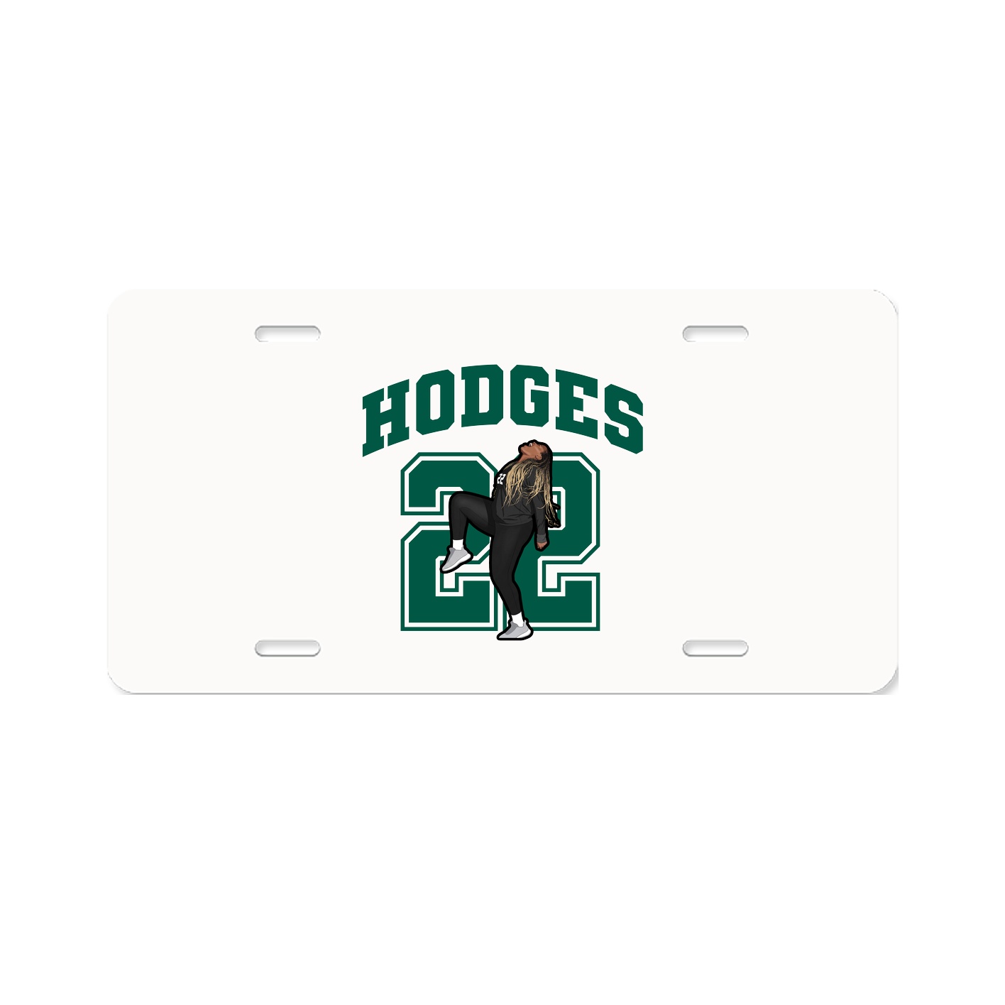 License Plate — Number in Classic