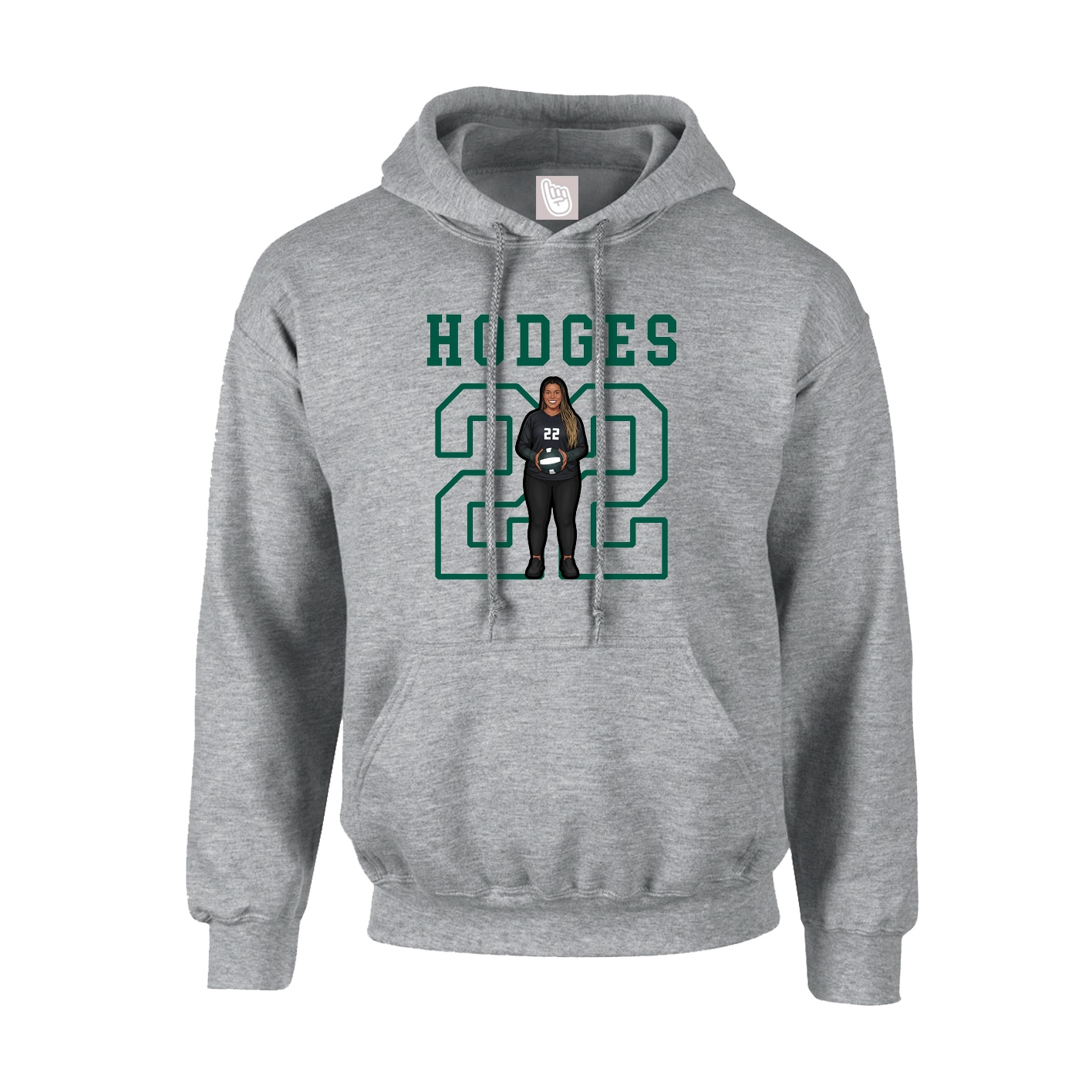 Hoodie — Shirsey in Grey
