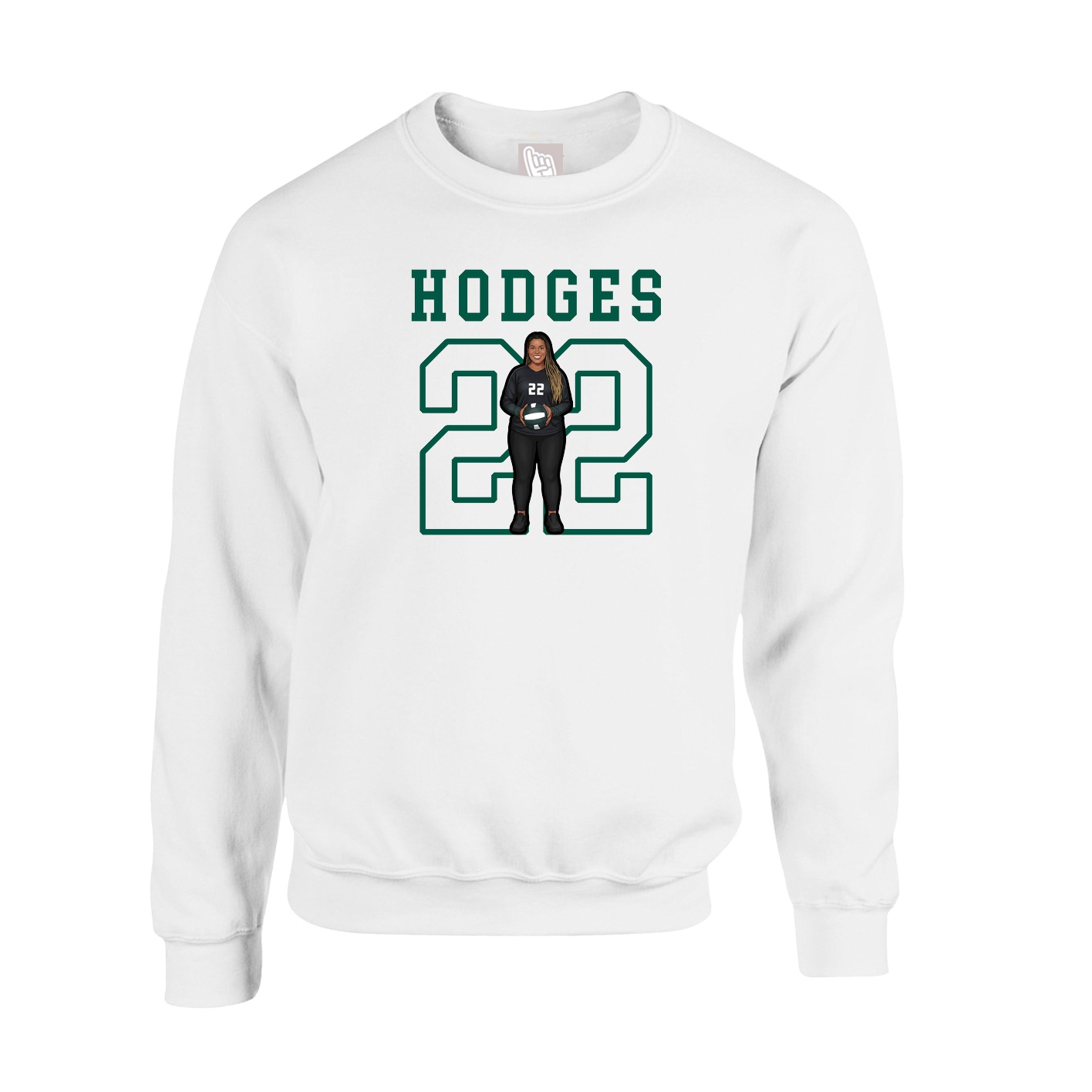 Fleece Crew — Shirsey in White