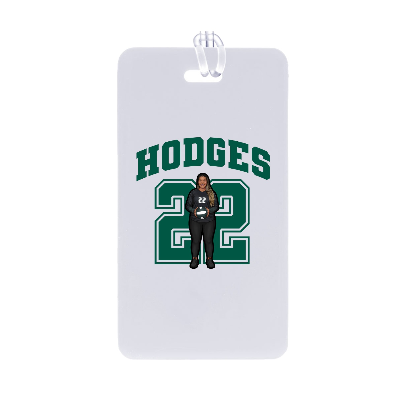 Bag Tag — Number in Classic