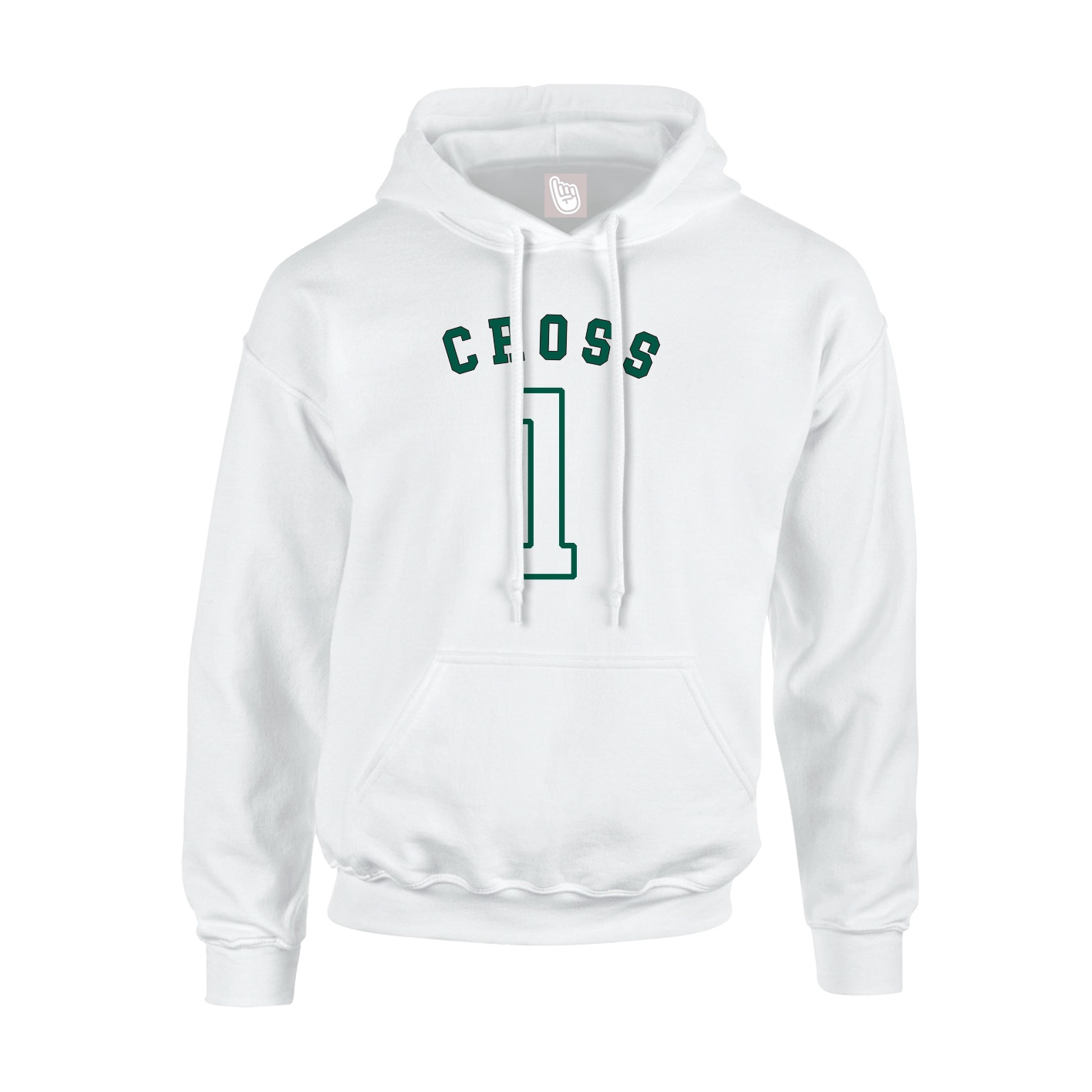 Hoodie — Shirsey Arch in White