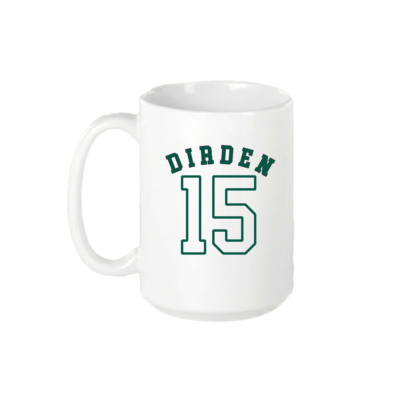 15oz Coffee Mug — Shirsey Arch in White