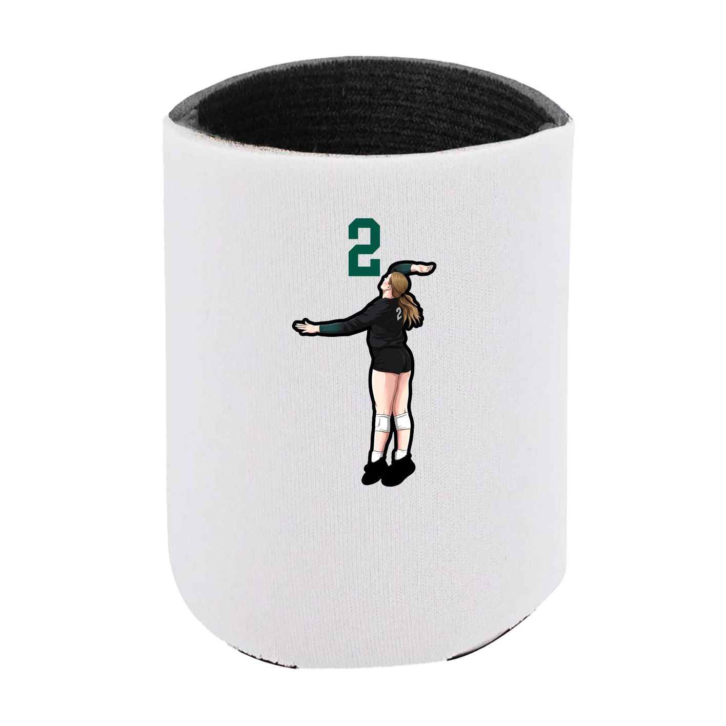 Can Holder — Number Top in White