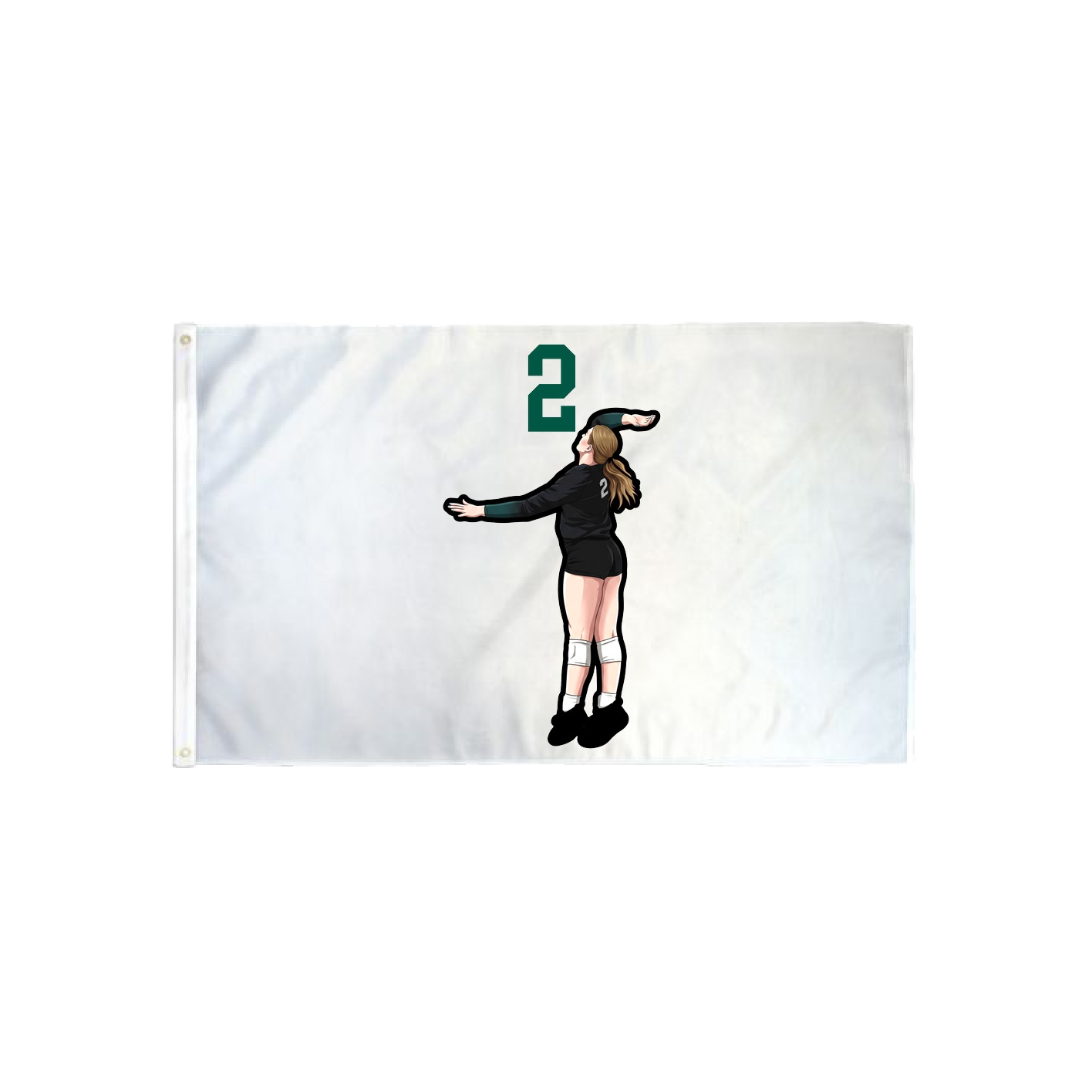3x5 Flag — Number Top in Classic