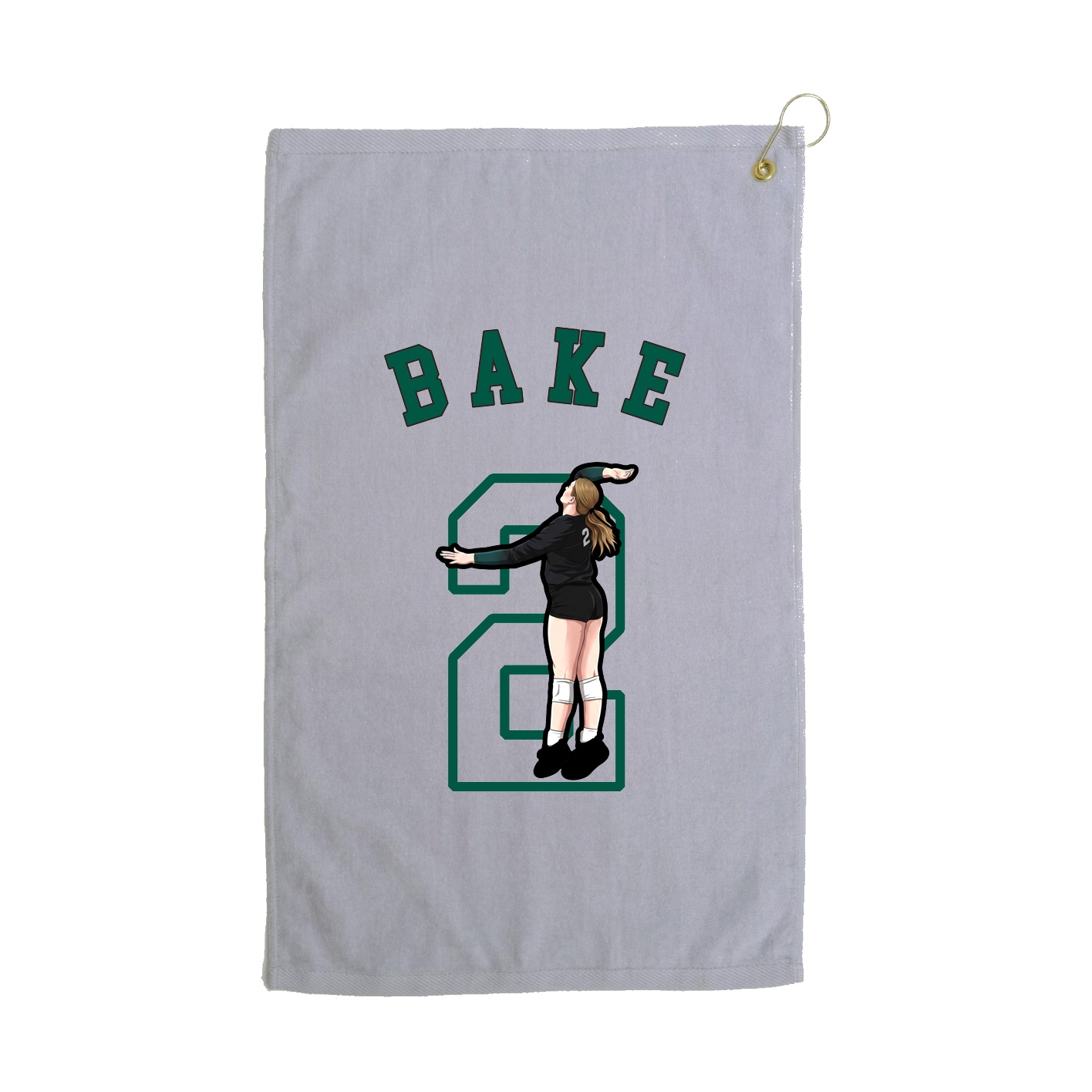 Golf Towel — Shirsey Arch in Grey