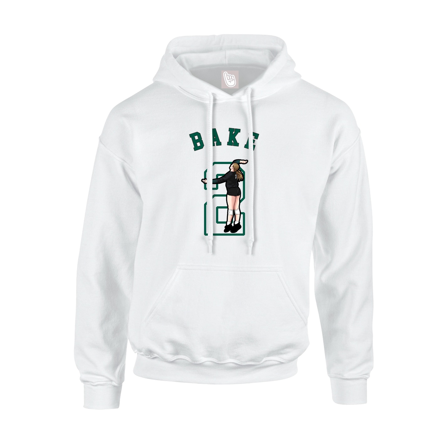 Youth Hoodie — Shirsey Arch in White