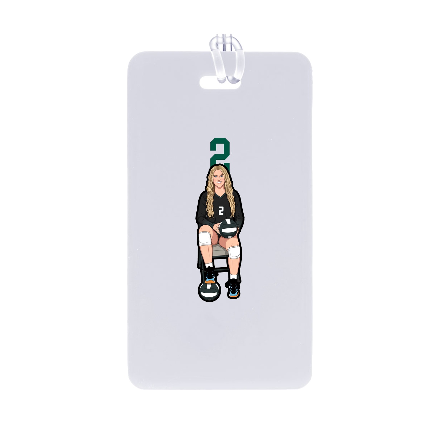 Bag Tag — Number Top in Classic