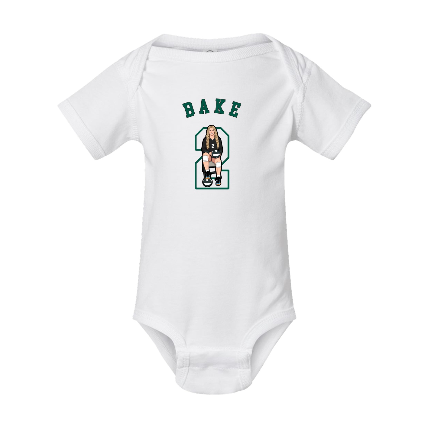 Baby Onesie — Shirsey Arch in White