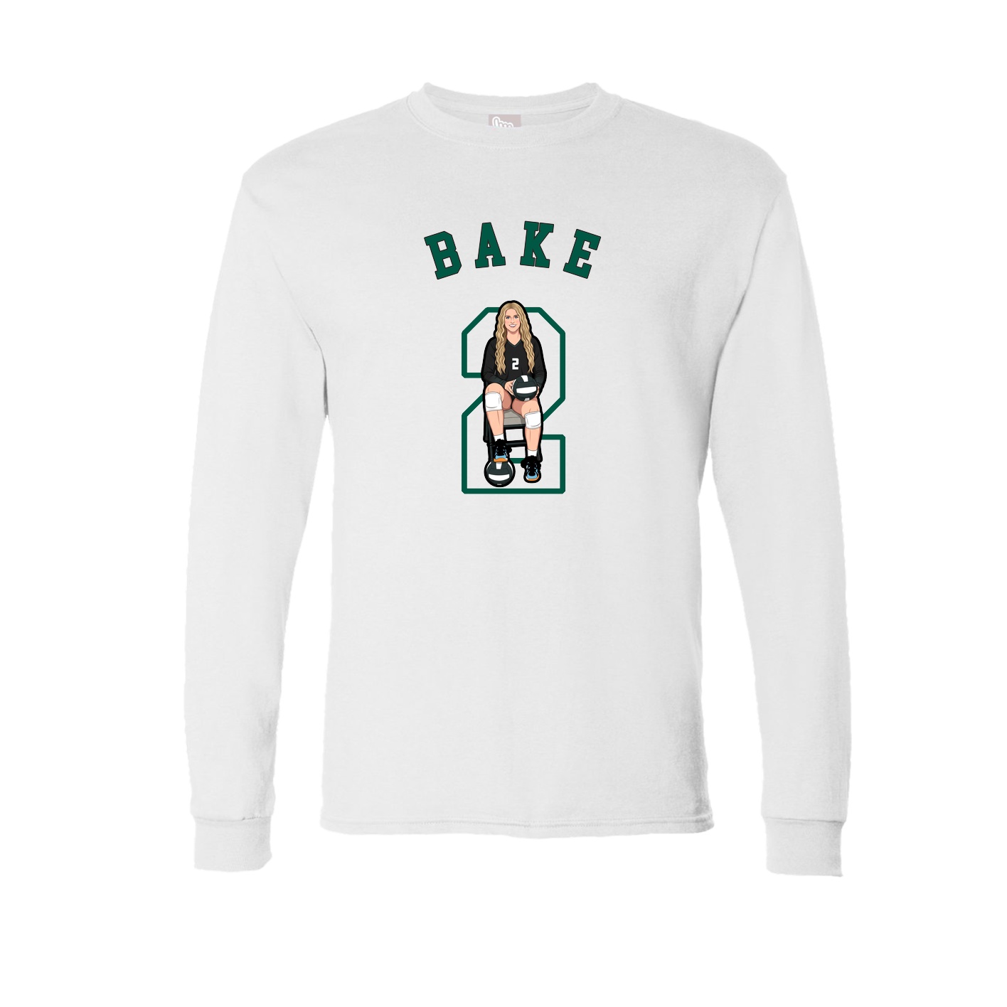 Long Sleeve Tee — Shirsey Arch in White